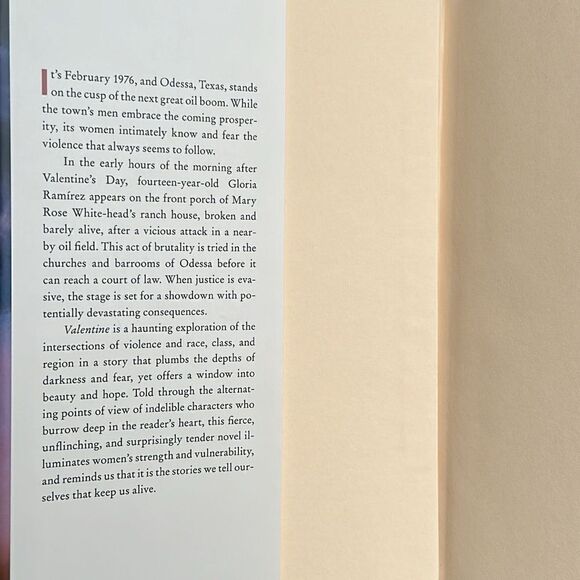 “Valentine” a Hardback Novel by Elizabeth Wetmore - Picture 3 of 5